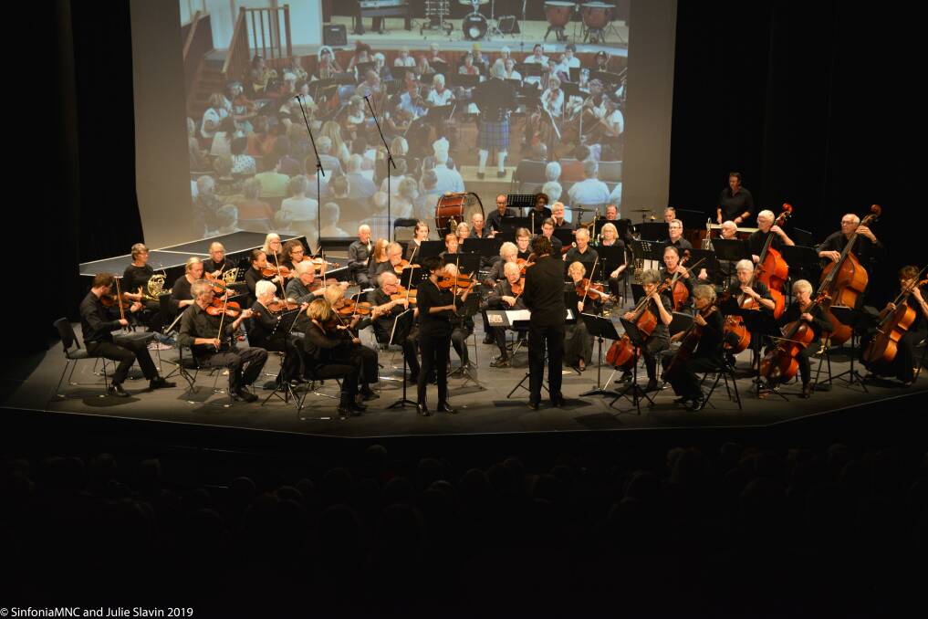 Sinfonia in concert. Photo by Julie Slavin.