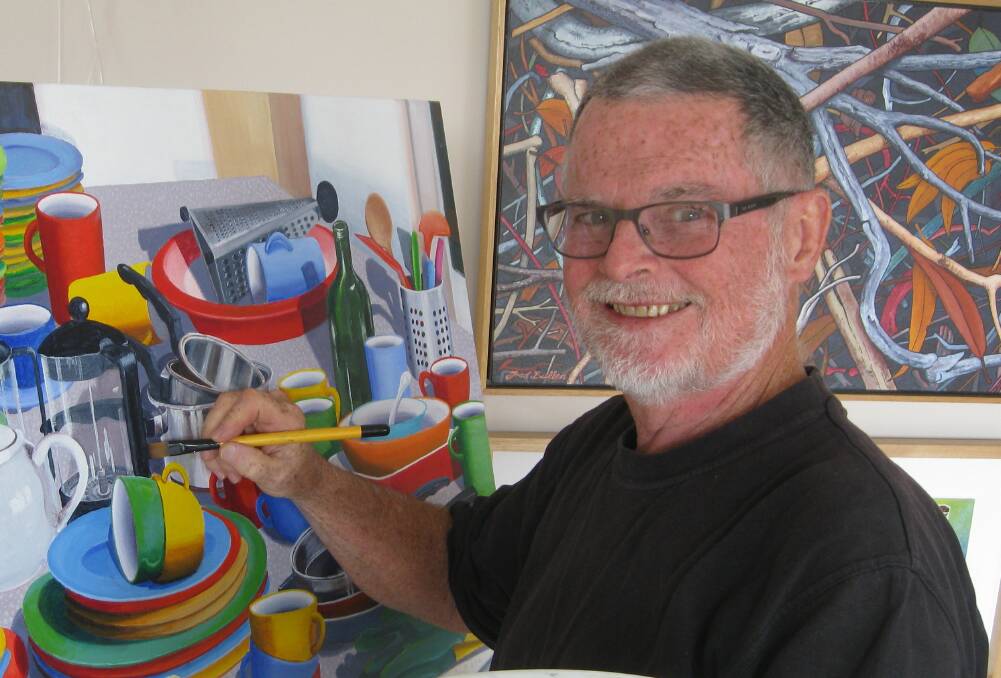 Fred Bullen from Hallidays Point is looking forward to exhibiting at the Macleay Valley Community Art Gallery for four days, starting this Thursday.