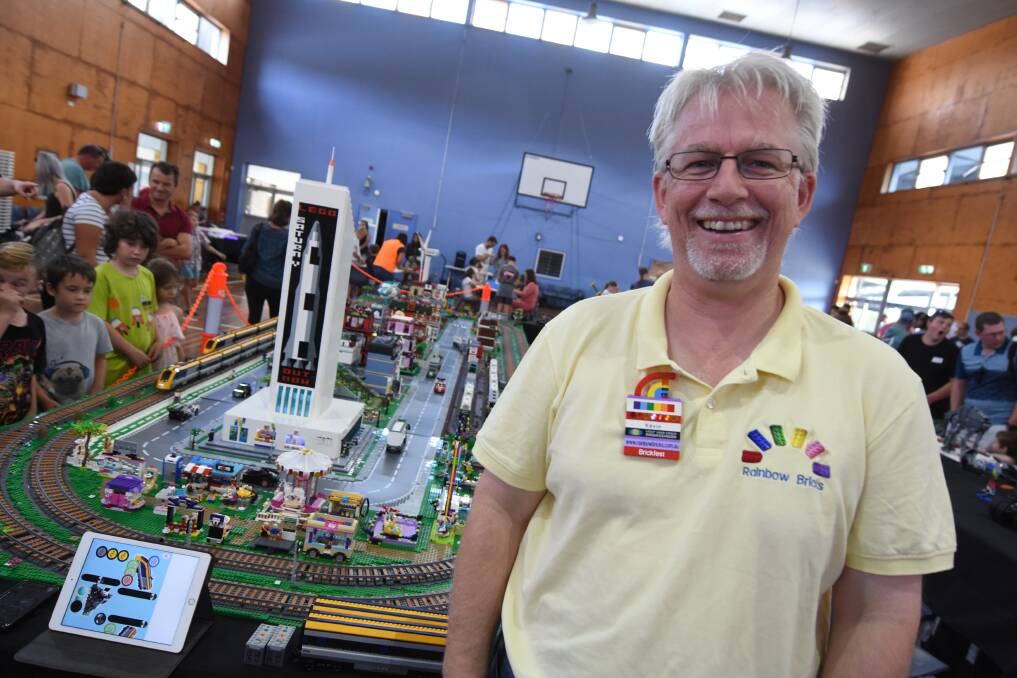 Fun for all ages: Brickfest organiser and ambassador Kevin Evans is looking forward to returning to Tuncurry for this year's display. 