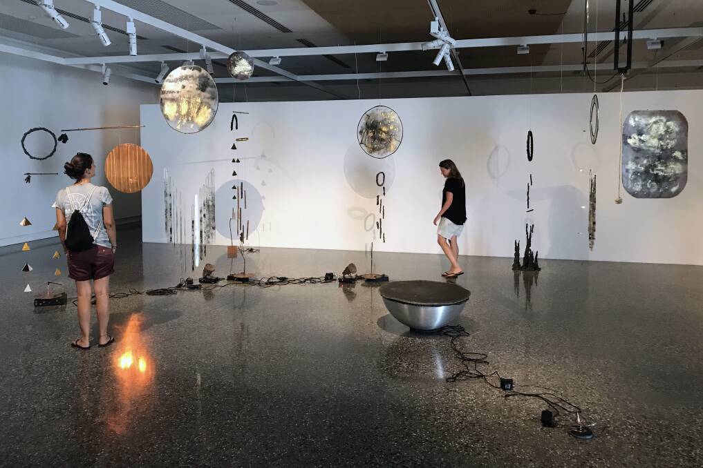 Listen up: Vicky Browne's Cosmic Noise is part of the Material Sound exhibition at the Manning Regional Art Gallery.