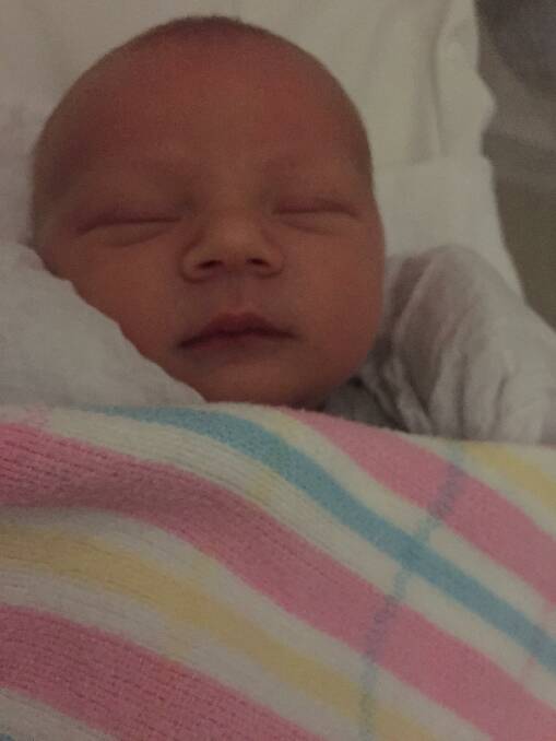 New arrival: Frankie Jade Alexander was born at Manning Base Hospital on June 13.