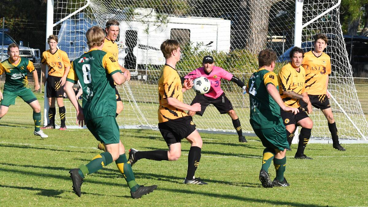 Tuncurry-Forster and Wingham played out last season's Southern League grand final played at Tuncurry. Wingham won 3-1.