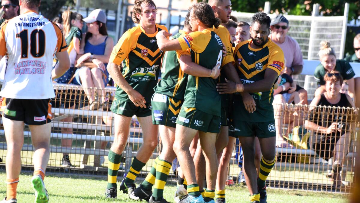 Happy Hawks: Forster-Tuncurry aim to win all their home matches in this season's Group Three Rugby League competition.