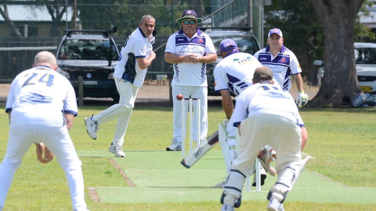 Michael Koulas bowling for Pacific Palms in a Manning third grade cricket clash last season.