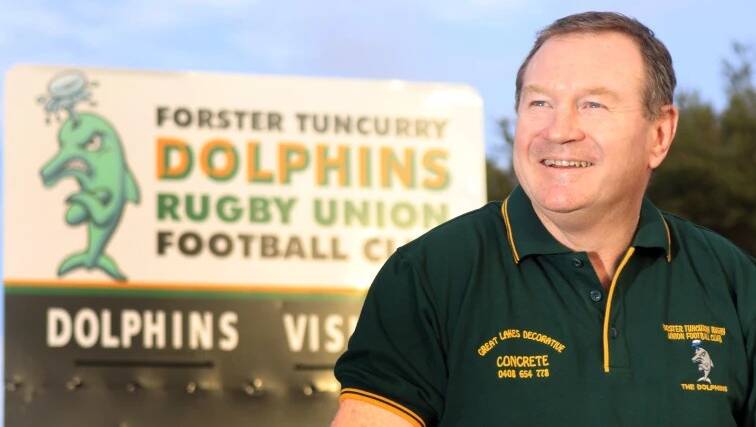 Stephen Bromhead played a major role in Forster Tuncurry Rugby Club's revival in 2004. He also served as the club's president. Photo Mid North Coast Rugby Union.