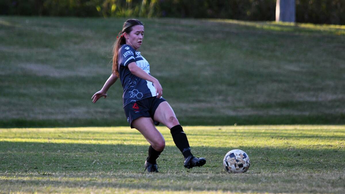 Jasmine Trafford was among Mid Coast's best players in the premier league clash against Newcastle United. Mid Coast plays Adamstown at Taree on Sunday.