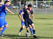 Lachlan France, who scored three goals in Southern United's 6-1 demolition of Mayfield, will miss Saturday's showdown against Newcastle Croatia.
