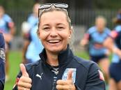 Thumbs up to the Sky Blues: Forster's' Kylie Hilder will coach NSW in Friday night's women's State of Origin rugby league clash against Queensland in Canberra.