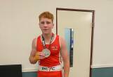 Robert Dyer from Tuncurry lost his first fight, but he's looking forward to a second bout at Newcastle on April 13. Picture Taree PCYC.