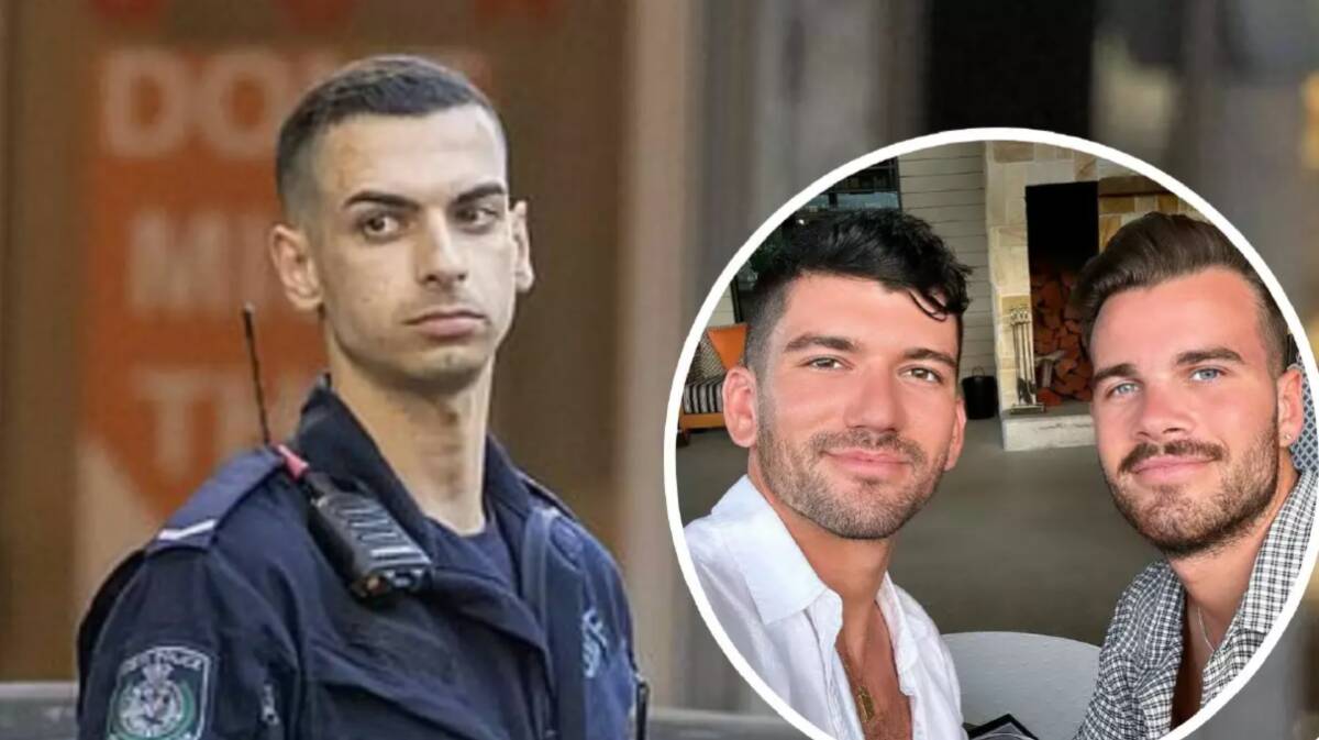 Constable Beau Lamarre-Condon (left) was charged over the murder of Jesse Baird and partner Luke Davies. Pictures Instagram/ABC 