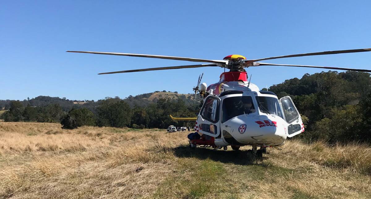 Man airlifted to Port Macquarie hospital following highway crash