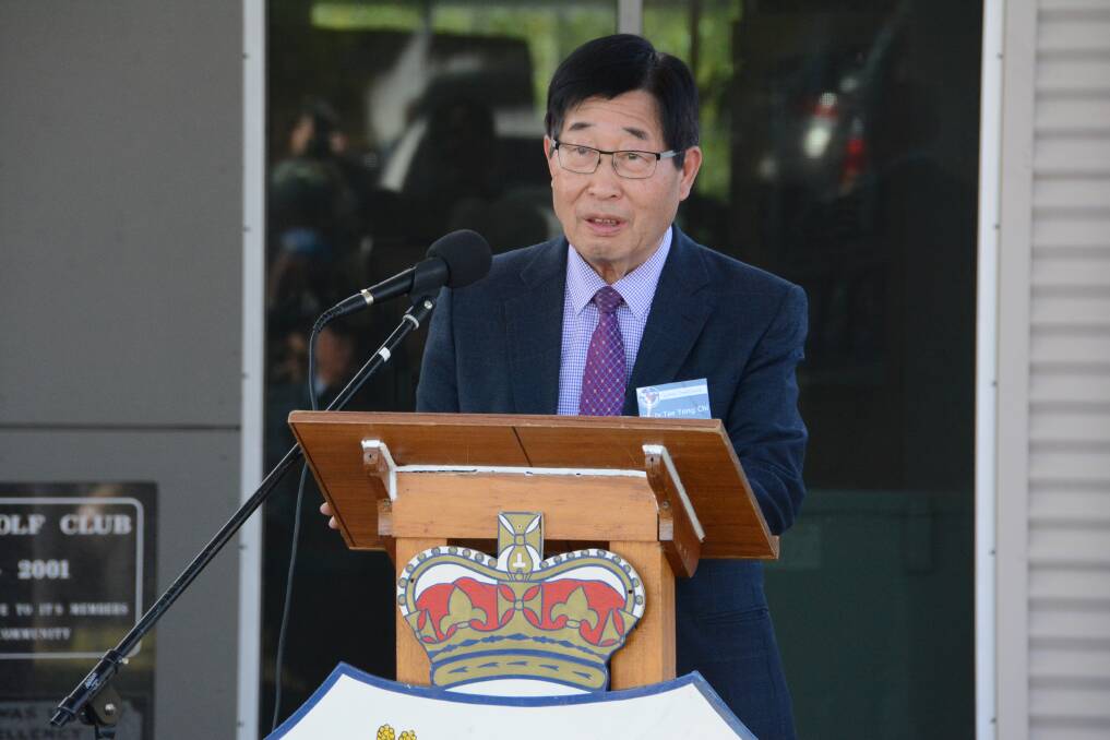 Rev Dr Tae Yong Chi addressed the 2018 Korean war memorial service.