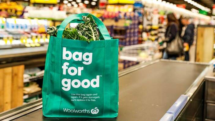 Woolworths' 'Bag for Good' costs 99 cents and will be replaced for free.
