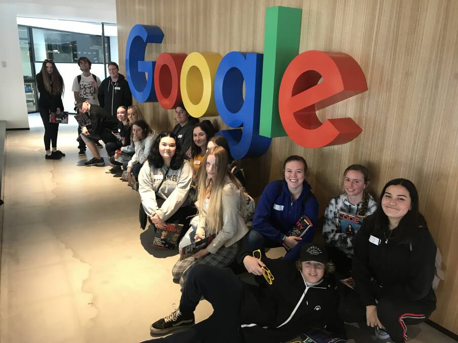 Bulahdelah Central School students visited Google at Pyrmont.