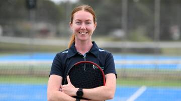 Ellise Perks is the new coach at the Twin Towns Tennis Club    