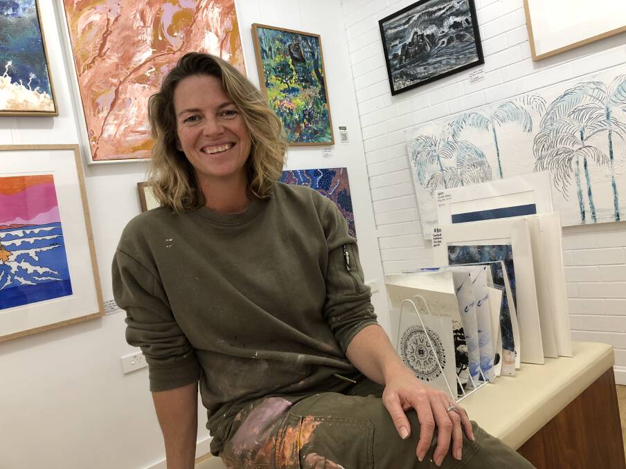 Renee Collocott showcases the talents of local artist through Blue Dust Collective, set up in the confines of Plunge Forster.