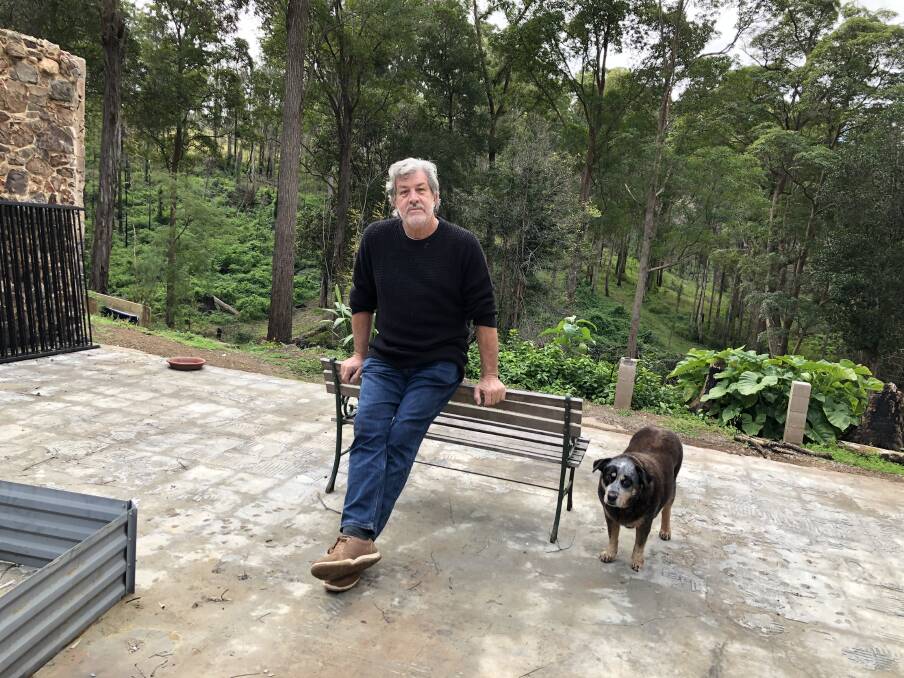 Rainbow Flat resident, Mark Johnson lost his house in one of the 2019 bushfires