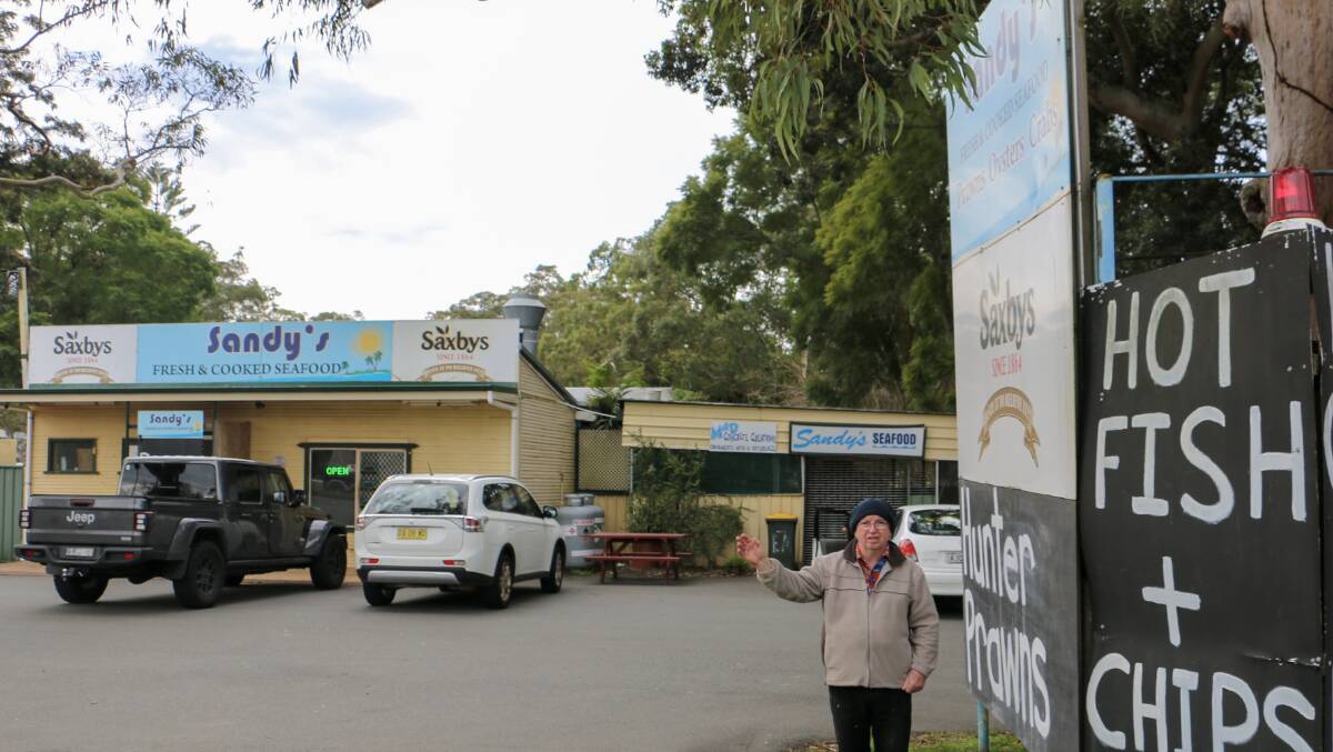 CLOSING DOWN: Glenn Bulbert says it will be a sad day for all when Sandy's Seafood on Pacific Highway closed its doors for the last time on June 24.