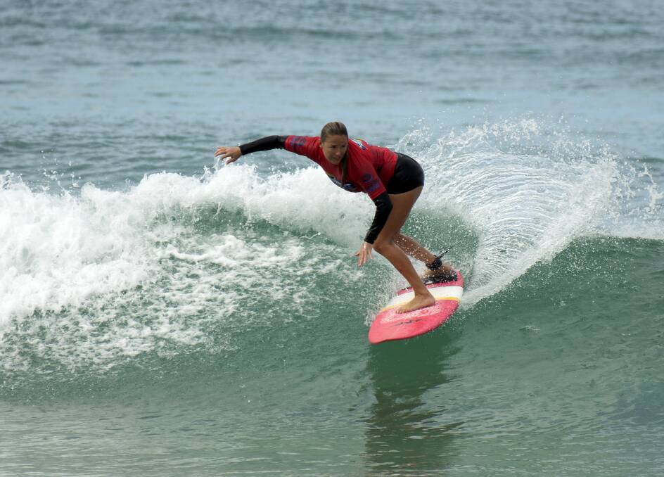 Mel Bartz from Pacific Palms. Photo Ethan Smith Surfing NSW.