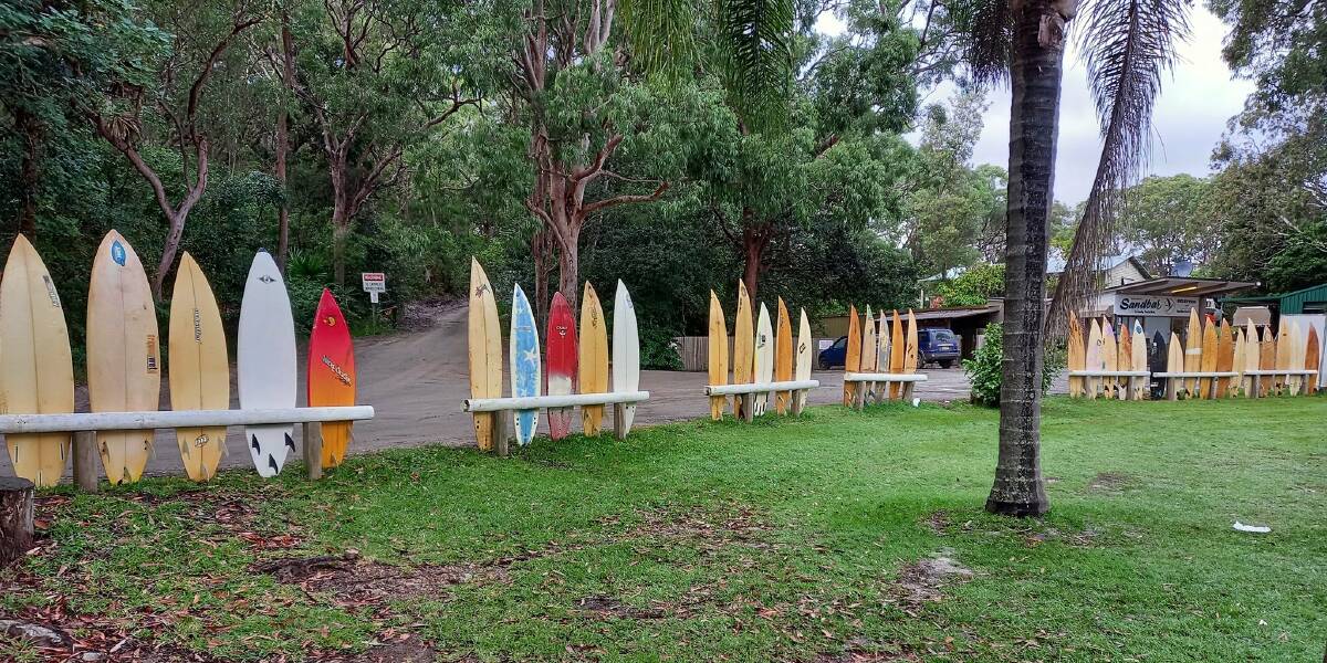 Surfs up: Sandbar's unique surfboard fence keeps growing