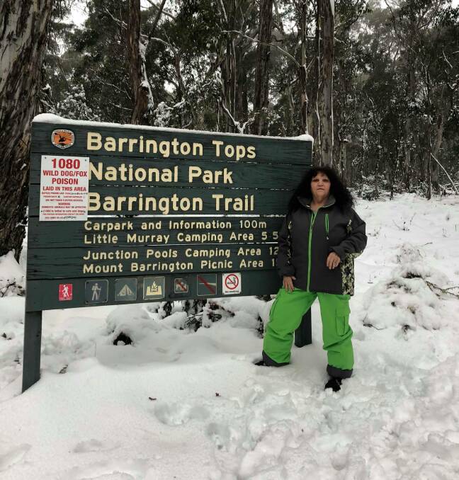 The Baelue-Startin family from Coolongolook made their annual trek to view the snowfalls at Barrington Tops earlier this week.
