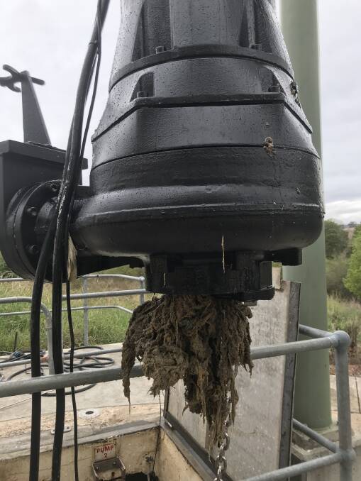 It's a confronting photo - but this is the result of using so-called 'flushable' wipes as part of your toilet routine.This image shows a blockage of one of our sewer pumps, because of wipes being flushed down the toilet. 