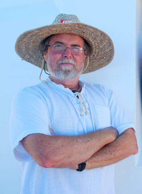 Aquatic ecologist, Keith Bishop.