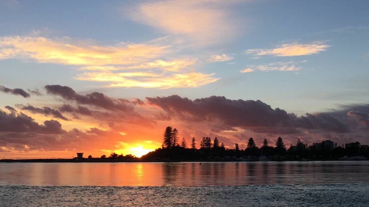 Michelle St James captured this image from the fish co-op in Tuncurry earlier this week