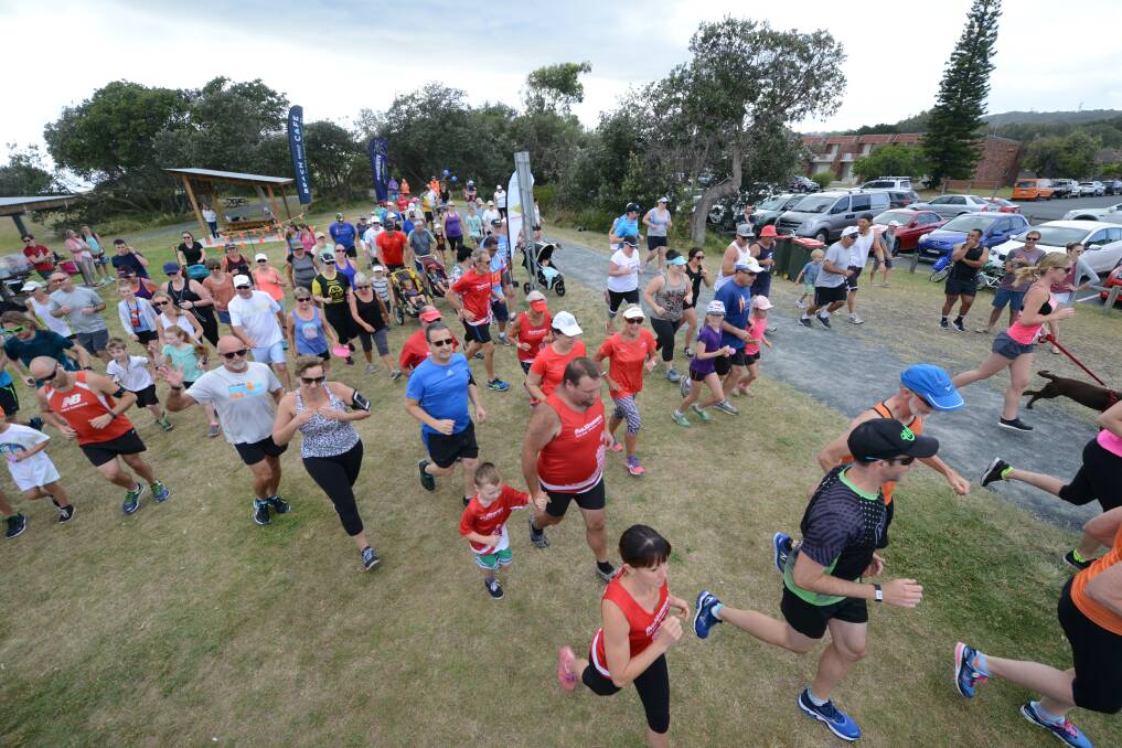 Forster's weekly park run starts at 8am.