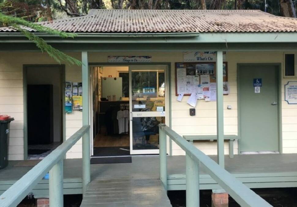 MidCoast Council has re-opened the public toilet next to the one-time Pacific Palms Tourist Information Centre. Source MidCoast Council