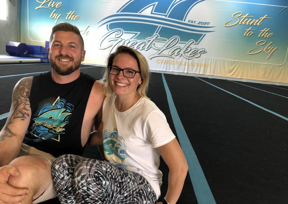 Alex and Danielle Jimenez have opened Great Lakes Cheerleading in Forster.