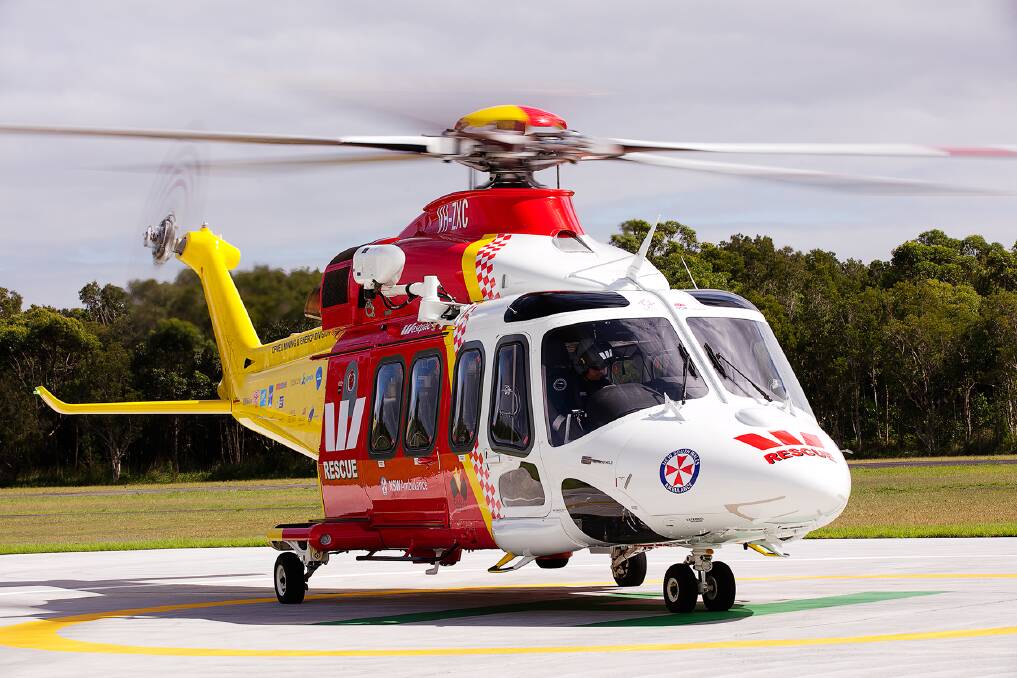 Coomba Park man airlifted to Newcastle