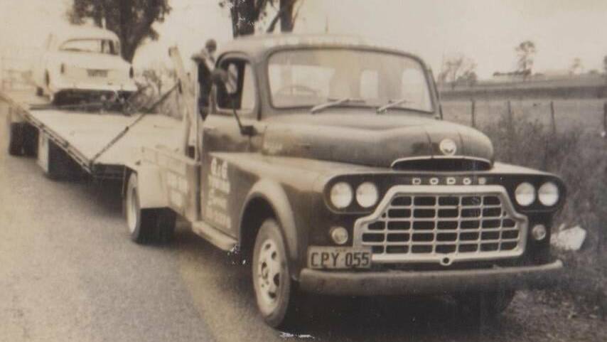Tow trucks now and then