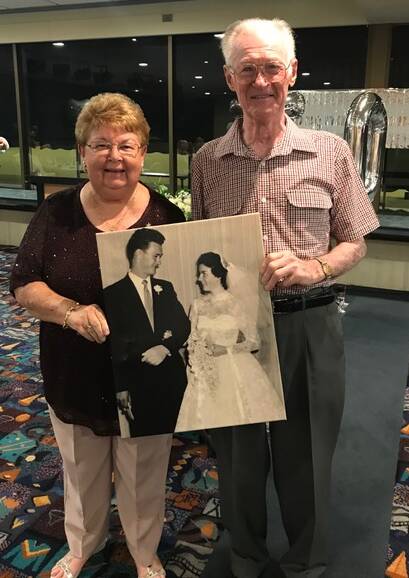 Barry and Elaine Savage celebrated their 60th wedding anniversary with family and friends.
