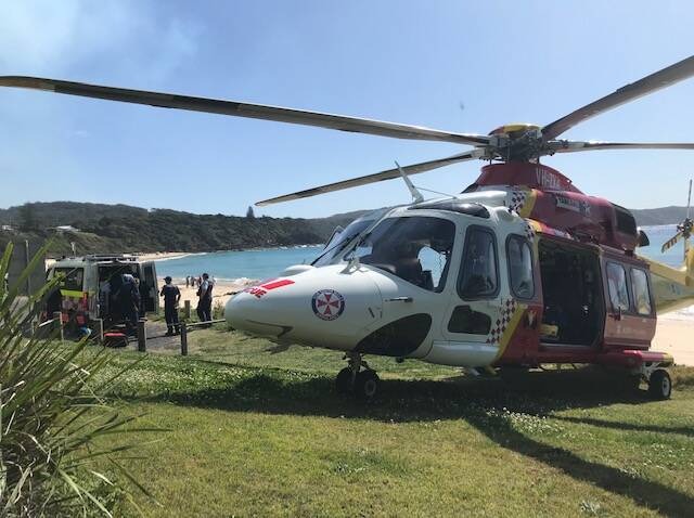 Snake bite victim airlifted to Newcastle