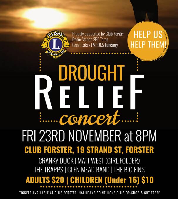 Concert to help battle the big dry