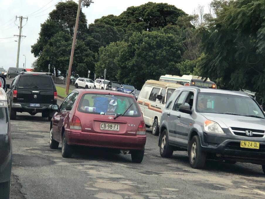 Diamond Beach Road resident, Terry Pearson has described school pick-up/drop-off time as utter chaos.