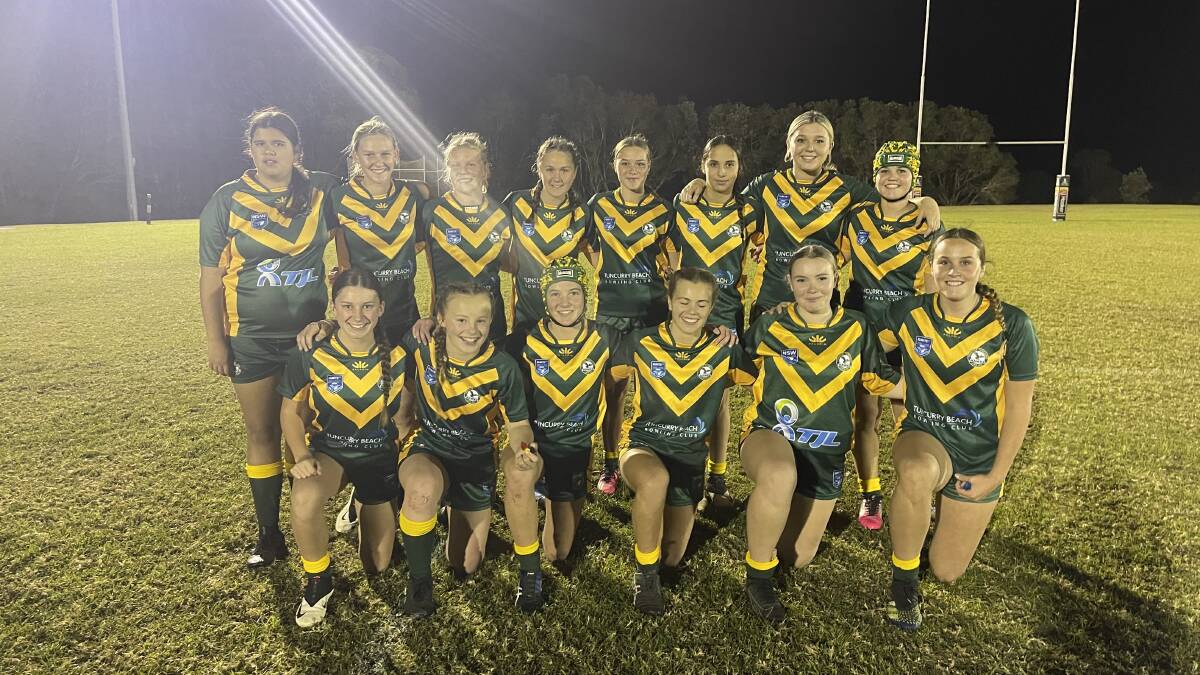  The Forster Tuncurry Junior Rugby League Football Club's under 15 girls team. Picture supplied.