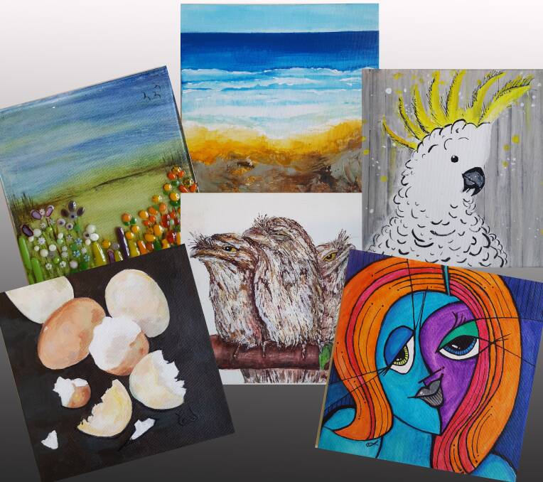 A selection of prizes by Galleries in the Gardens artists.