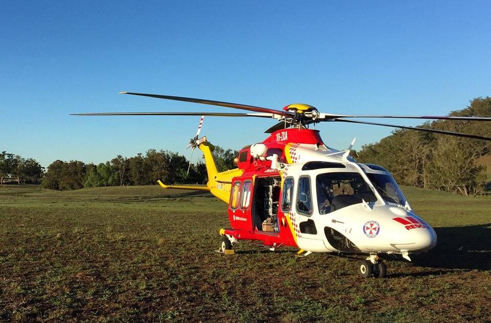 Male airlifted from Forster to Newcastle