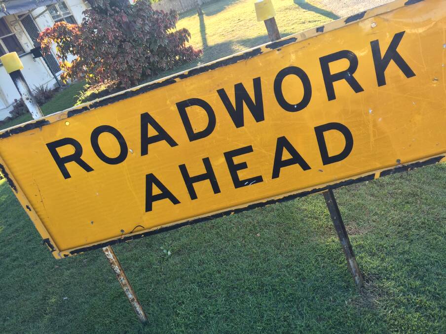 Road works ahead in Forster