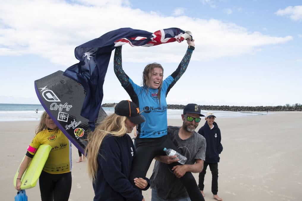 Millie Chalker crowned queen of the waves