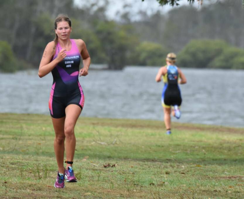 A regular visitor to Forster, Aimee competed in the second annual girls only triathlon at Forster Keys.