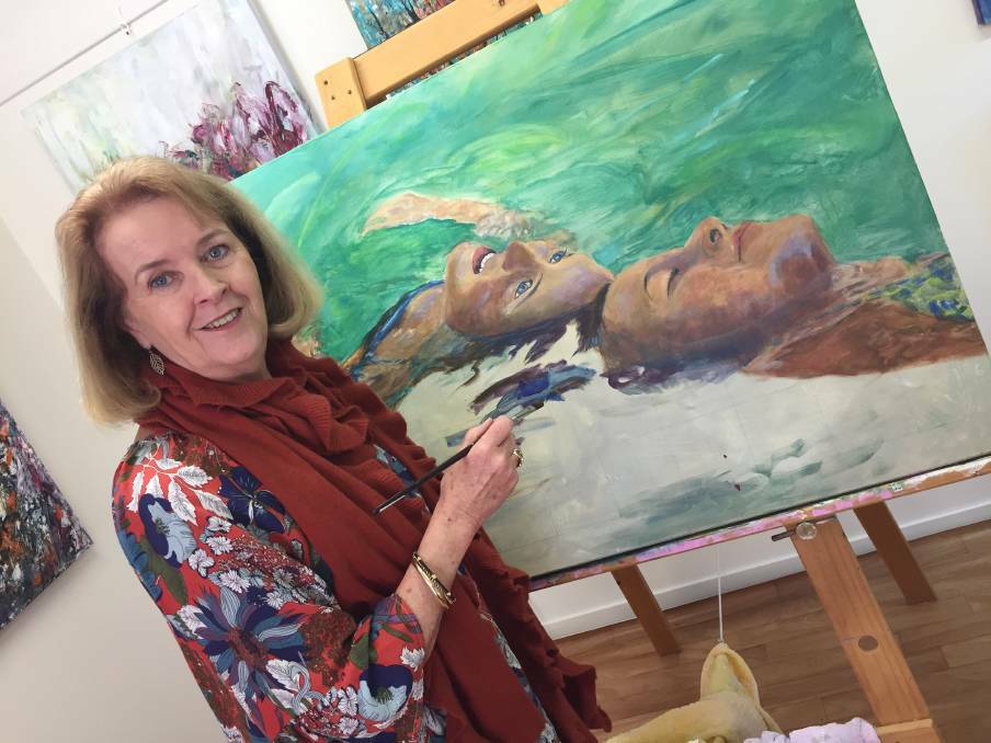 Trisha Fitzpatrick from Blueys Beach is one of local artists who regularly exhibits in the new Lake View Gallery. Trisha will also be a member of the self-drive Pacific Palms Arts Trail Arts Trail, which begins in March. 