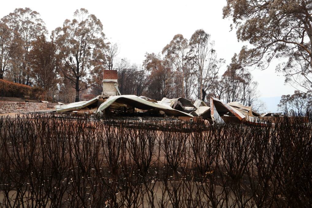 Hundreds of homes have been turned to rubble after various mega blazes swept through towns, such as Kangaroo Valley. Picture: Sylvia Liber