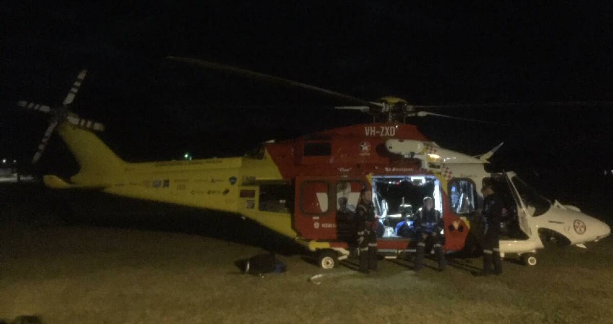Photo supplied by Westpac Rescue Helicopter 