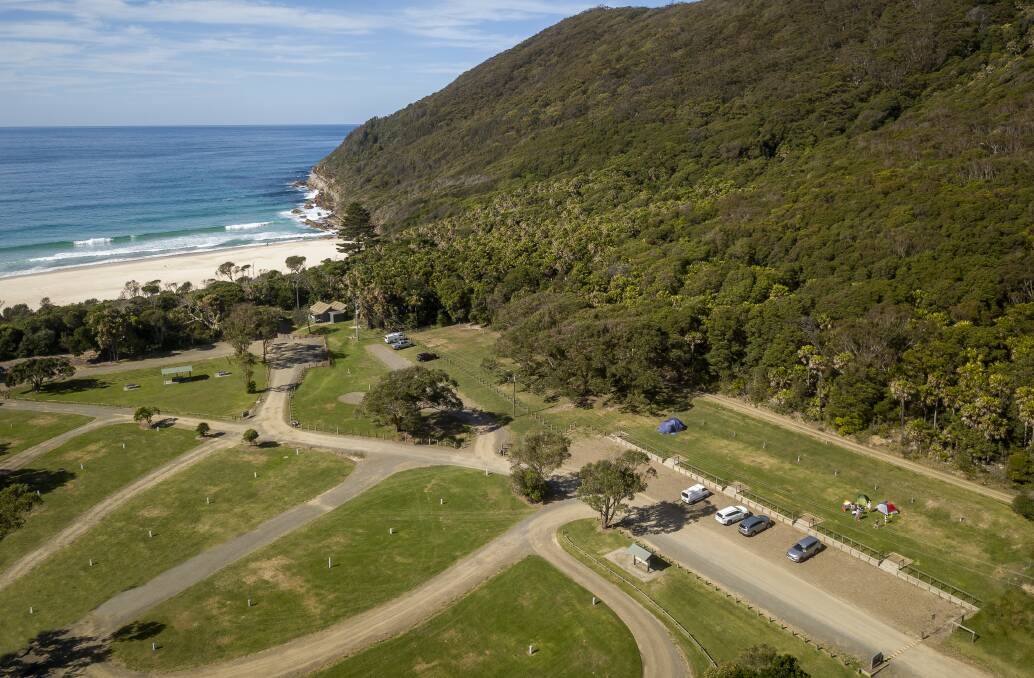 The Ruins campground in Booti Booti National Park south of Forster. Photo John Spencer DPIE