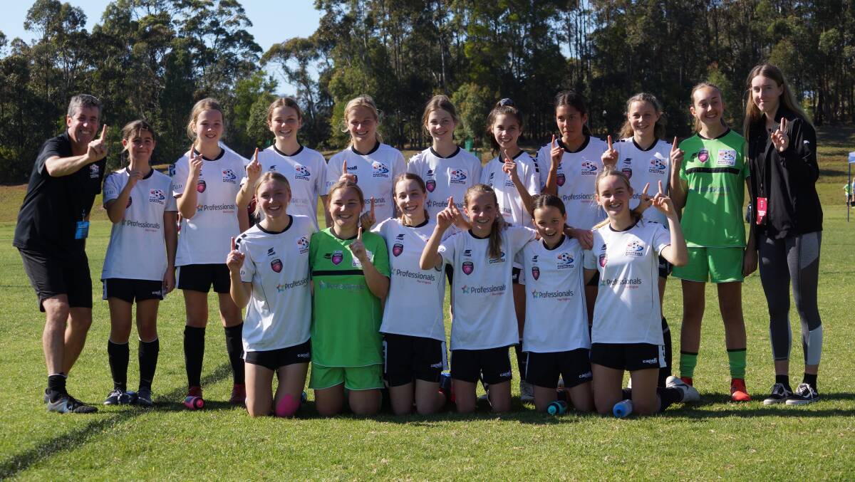 Number one: Mid North Coast have claimed their second-straight under-14 girls WPL premiers title. Photo: supplied