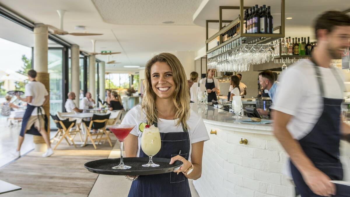 WELCOME: The cocktails are fresh at Bannisters Pavilion at the South Coast's Mollymook Beach. Picture: Bannisters Hotel