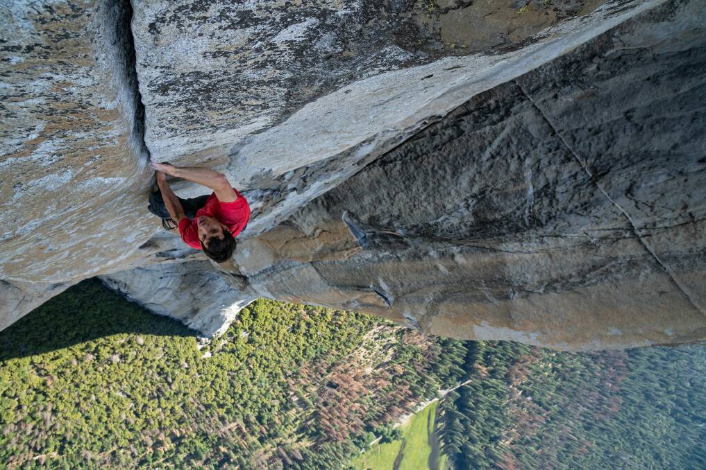 Free Solo: Watch this movie at your own risk and be prepared for a white knuckle hour and 40 minutes. Photo: National Geographic.